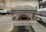 ISO9001 Peti besi tahan karat yang dapat disesuaikan untuk pengaturan pemakaman