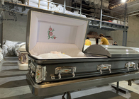 Kasus Pemakaman Logam Bergaya Dengan Permukaan Dekoratif Kuat Dan Disesuaikan
