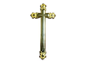 Disesuaikan Plastik Coffin Crucifix Pemakaman Dekorasi Ukuran 44,8 × 20,8 Cm