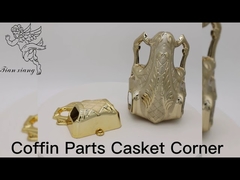 Copper Coffin Corner 22kg / 21kg Perlengkapan peti mati Gaya Amerika