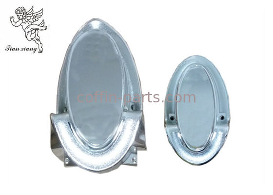 Silver Color American Style coffin Furniture Casket Corner with  Iron tubes