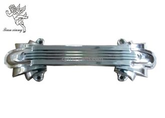 Golden Burial Plastic Casket Handles , Eruopean Style Brass Coffin Handles