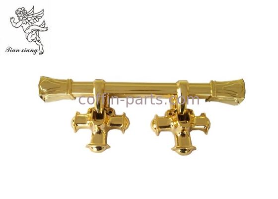 Golden Cross Coffin Swing Handle Accessories PP Plastic Ornamental H9008