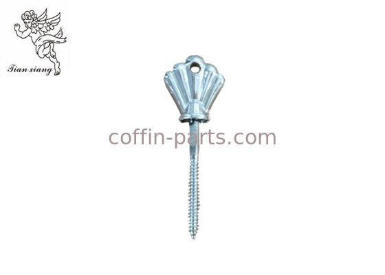 Adult Casket Surface Coffin Fittings Screw 1# Silver Color African Style