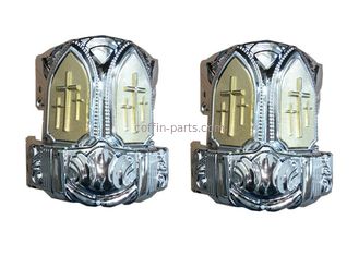 Gold Cross Decorations Parts Of A Coffin , 15 - E# Cross Pattern Coffin Corner