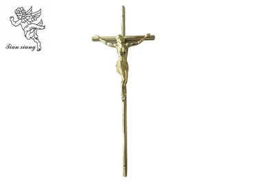 Gold Jesus Casket Cross Size 37 × 13,7 Cm, Jesus 3 # Bahan Cross Cross Coffin