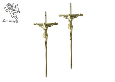 Gold Jesus Casket Cross Size 37 × 13,7 Cm, Jesus 3 # Bahan Cross Cross Coffin