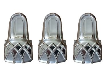 PP Atau ABS Bahan Pemakaman Coffin Decorative Coffin Parts Dengan Bar Baja