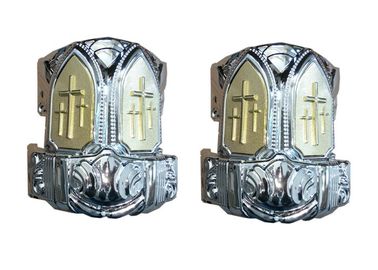 Gold Cross Decorations Bagian dari Coffin Coffin, 15 - E # Cross Pattern Coffin Corner