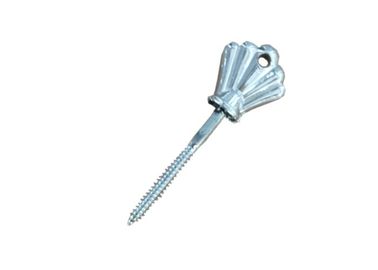 Silver Painting Coffin Screw Komponen Plastik Dan Logam Peti Kemasan untuk Kemasan