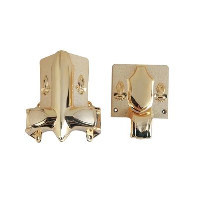 Casket Cross 37 × 13.7cm Warna Emas Bahan PP Coffin Cross Crucifix