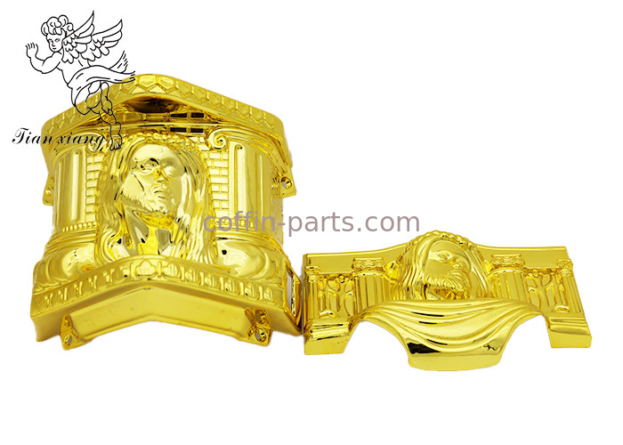American Style Coffin Accessories, Casket Corner Plastic Coffin Fittings With Iron Tubesv
