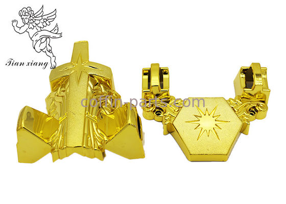 Casket Corner Iron Tubes Parts Of Coffin Plastic Gold Color