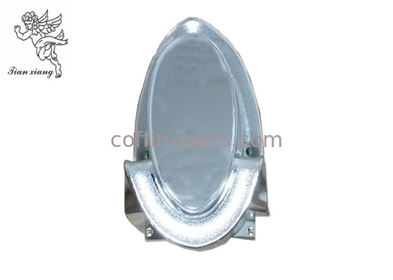 Silver Color American Style coffin Furniture Casket Corner with  Iron tubes