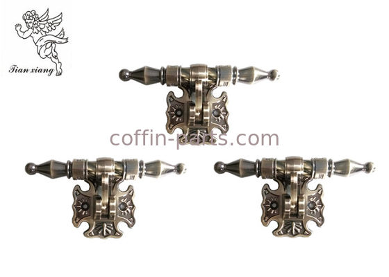 Antique Brass Swing Casket Handles , Customized Coffin Ornaments Europe Style