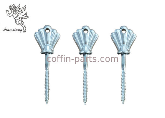 Adult Casket Surface Coffin Fittings Screw 1# Silver Color African Style