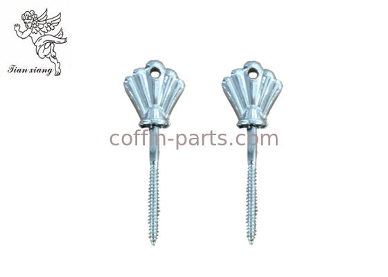 Adult Casket Surface Coffin Fittings Screw 1# Silver Color African Style