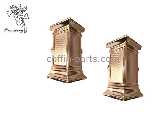 Copper Coffin Decorative Casket Corners Christ 001# PP / ABS Material For Swing Bar