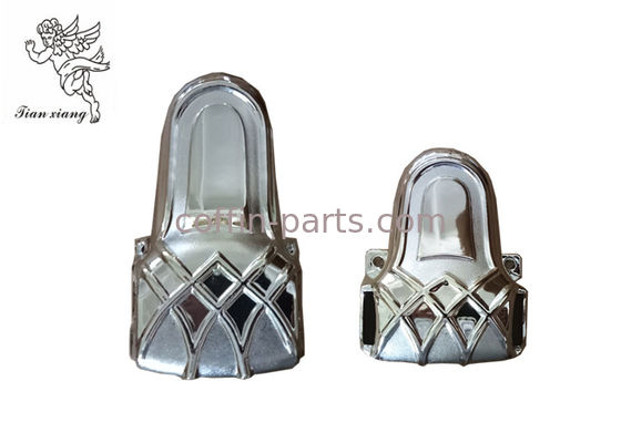 Sliver Funeral Coffin Corner 5B # , Professionnal Casket Accessories Suppliers
