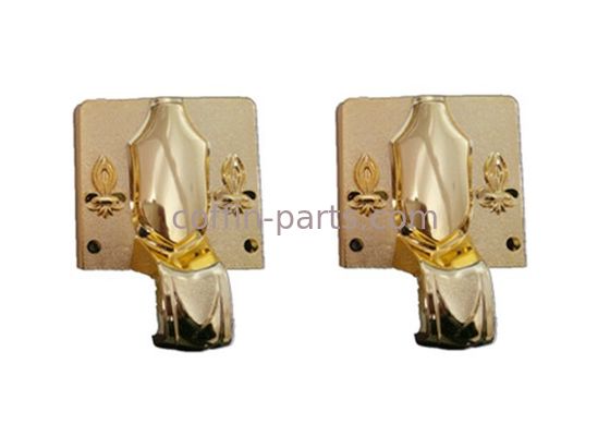 Injection Molding  Coffin Parts Gold-Plating Matching with casket Accessory Plastic