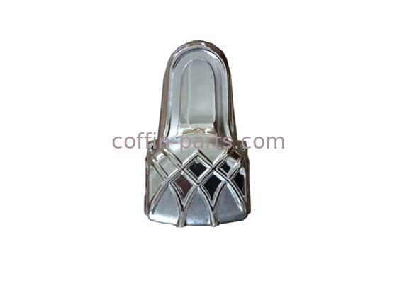 Sliver Coating Film Plastic Funeral Casket Fitting Coffin Parts With Pineapple Pattern