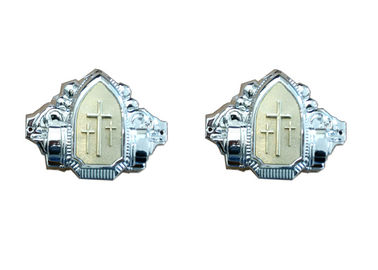 Gold Cross Decorations Parts Of A Coffin , 15 - E# Cross Pattern Coffin Corner