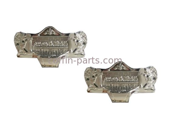 Angel Corner Plastic Coffin Parts Decoration PP Recycle Materials Matching Steel Bars