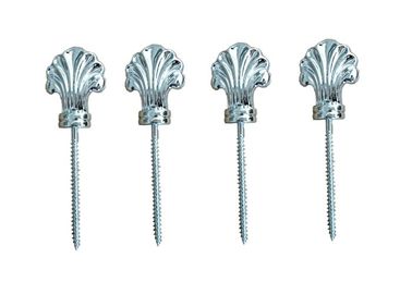 Funeral Coffin Hardware Lid Decoration , Parts Of A Coffin PP And Iron Material