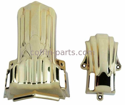 Funeral Casket Accessories Metal Coffin Corner With Iron Tubes