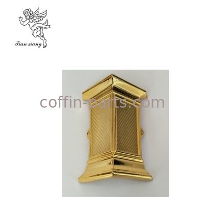 Pale Gold Coffin Swing Handle African Style Abs Pp Plastic Material