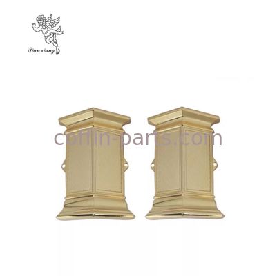 Pale Gold Coffin Swing Handle African Style Abs Pp Plastic Material