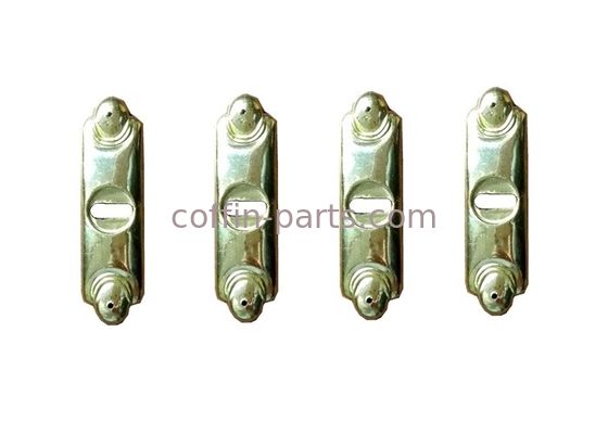Pale Gold Long Coffin Aksesoris Bracket, Peti mati Aksesoris Pemasok